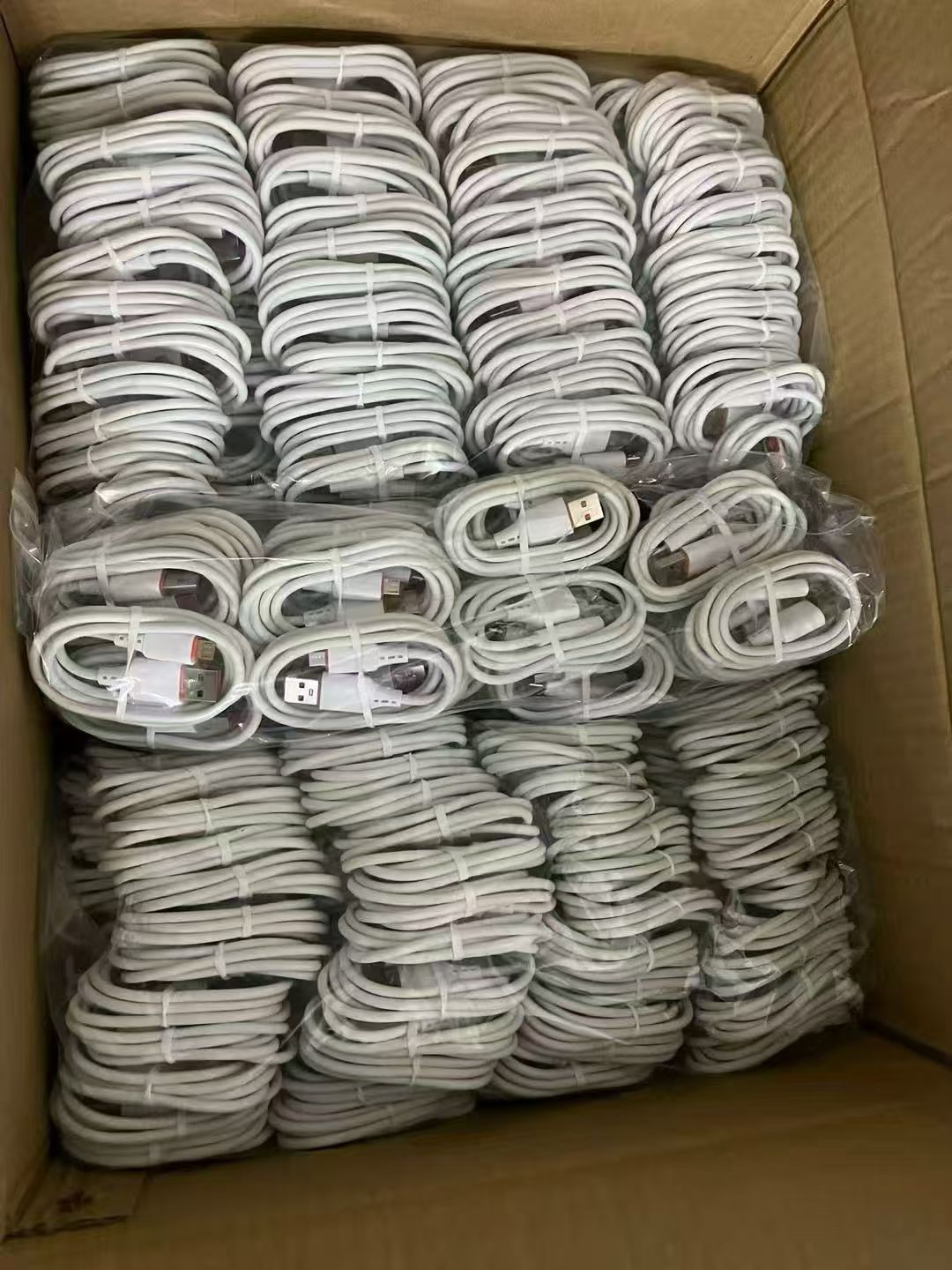 Bulk USB charging cables