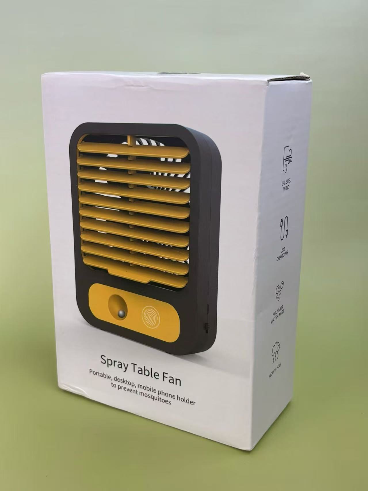 Spray table fan